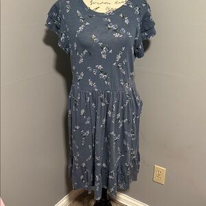 Torrid Floral Blue Dress